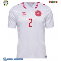 Fotballdrakt Herre Danmark Joachim Andersen #2 Bortedrakt EM 2024 Kortermet